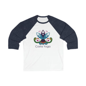 Costa Yoga Unisex 34 Sleeve Baseball Tee
